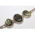 Bracelet Silver Sterling 925 Jewelry Labradorite Gem Stone Unisex Handmade A989